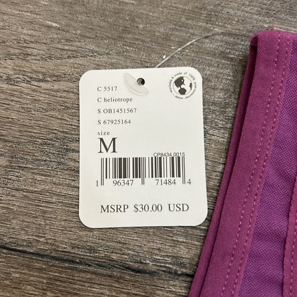 NWT Free People Movement Free Throw Square Neck Bra Heliotrope Medium - Picture 3 of 6